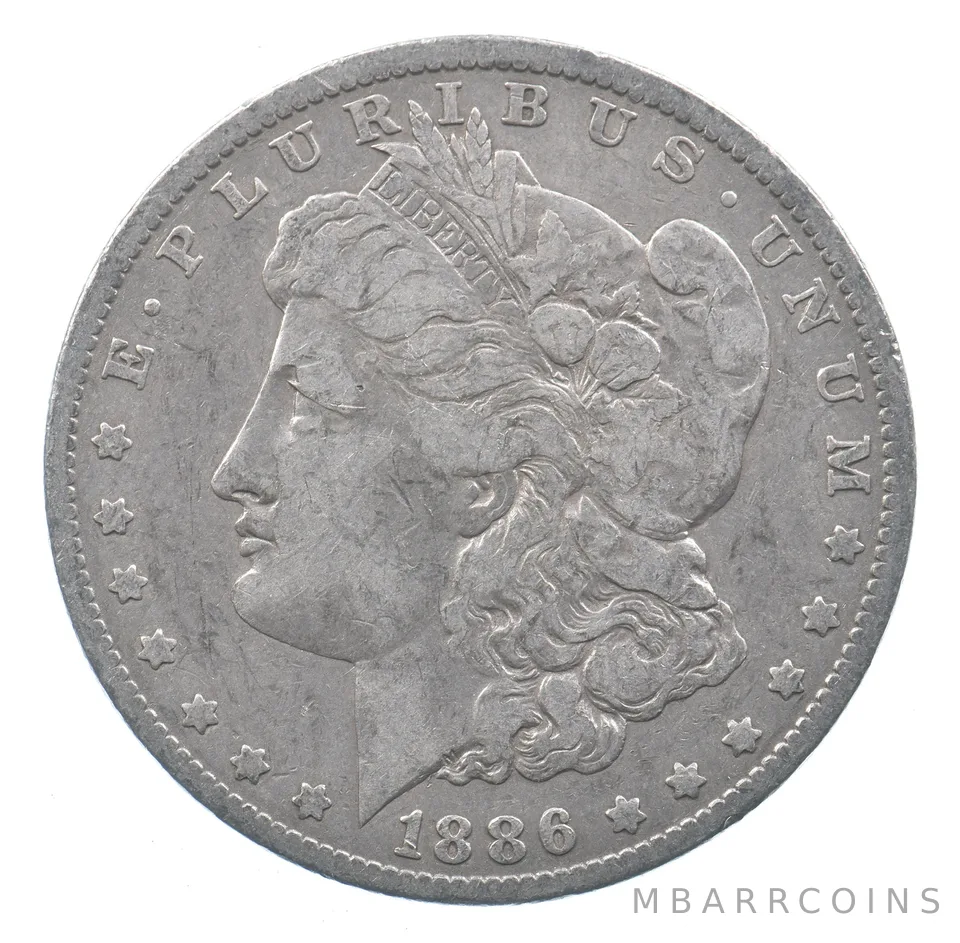 Early - 1886-O Morgan Silver Dollar - 90% US Coin *034