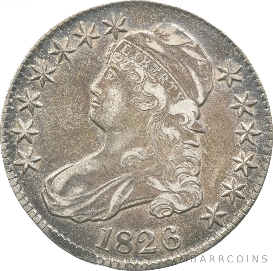 1826 Capped Bust Half Dollar 101 a8148