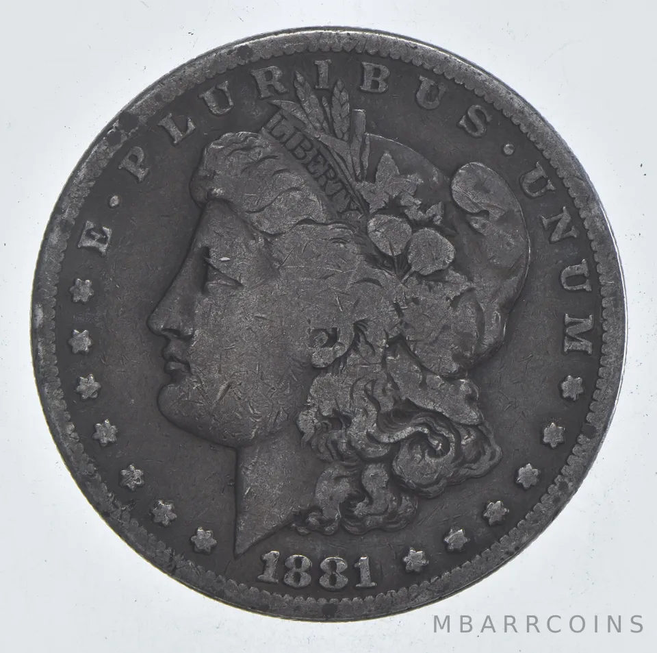 Early - 1881-S Morgan Silver Dollar - 90% US Coin *911