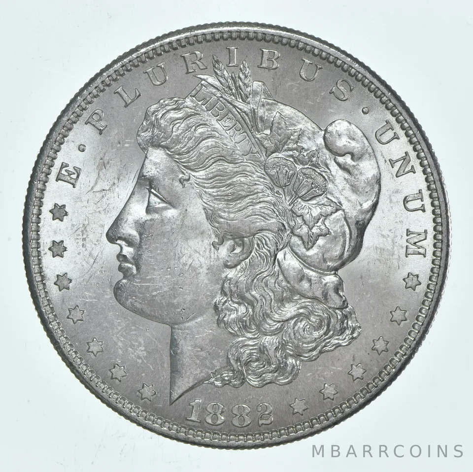 BU/Unc 1882-S Morgan Silver Dollar (1 coin)