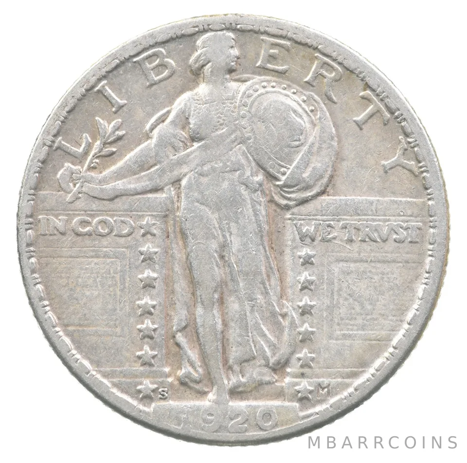 1920-S Standing Liberty Quarter *7329