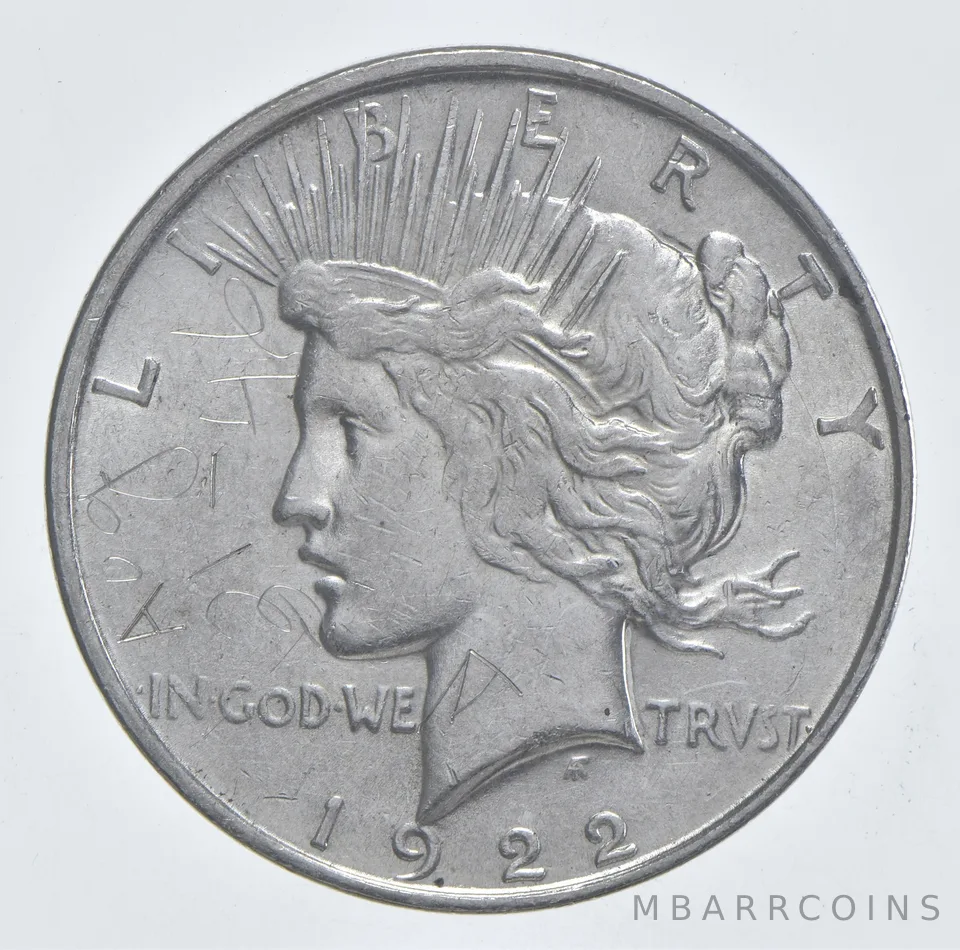 1922-D Peace Silver Dollar Estate Coin Collection *269