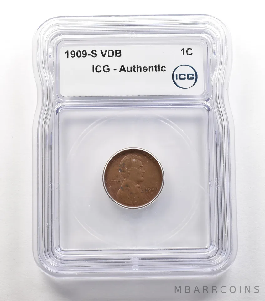 1909-S Lincoln Wheat Cent Authentic ICG a5620