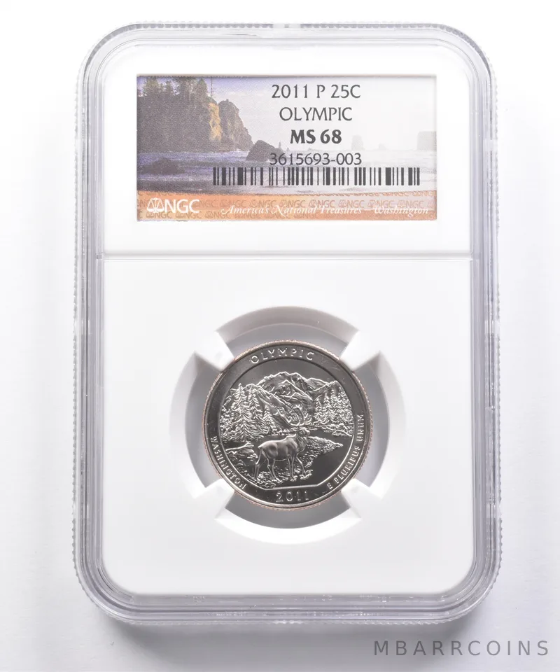 2011-P Washington Quarter Olympic MS68 NGC *7336