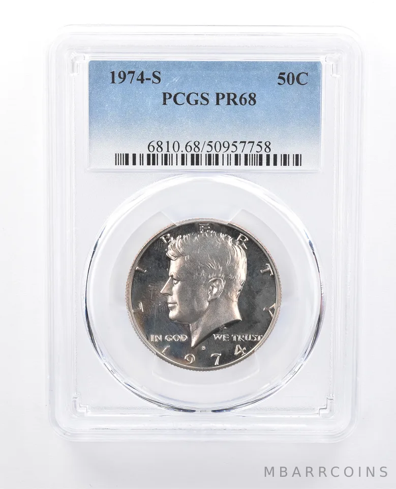 1974-S Kennedy Half Dollar PR68 PCGS *8114