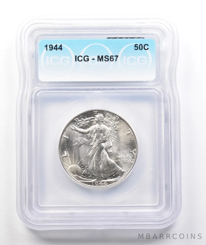 1944 Walking Liberty Half Dollar MS67 ICG *2882