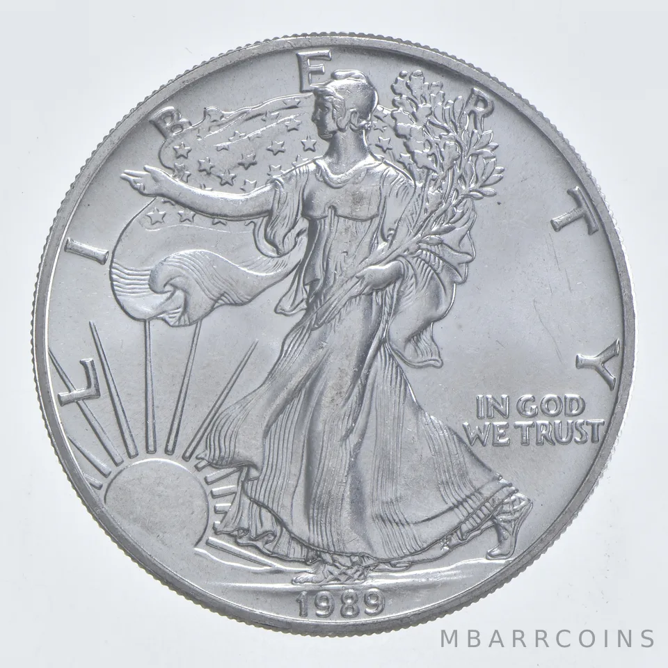 Better Date 1989 American Silver Eagle 1 Troy Oz .999 Fine Silver *215