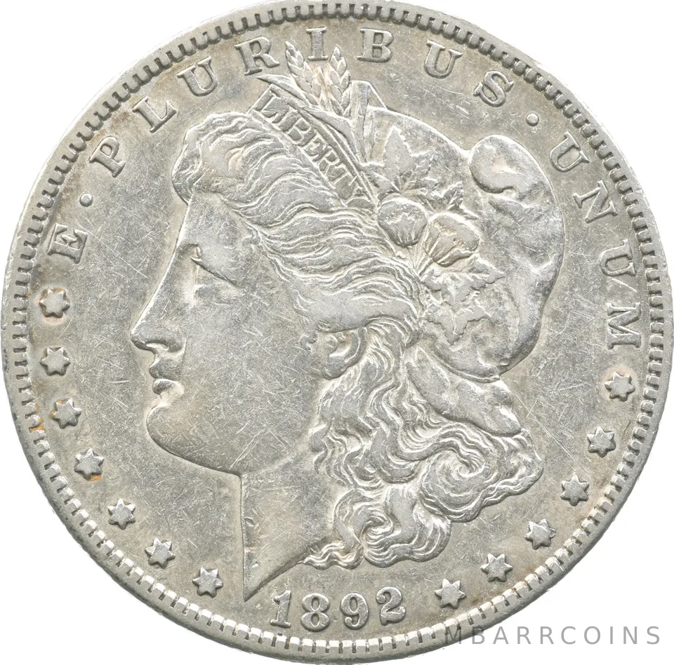 1892-S Morgan Silver Dollar a8709
