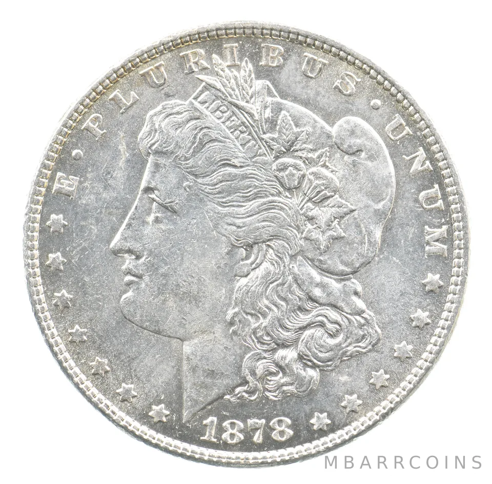 1878 7TF Morgan Silver Dollar Reverse Of 78 *1850