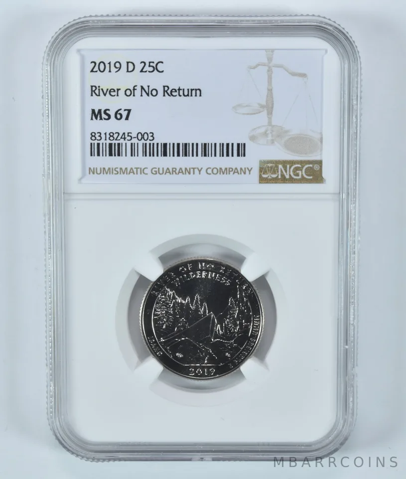 2019-D Washington Quarter River Of No Return ATB MS67 NGC