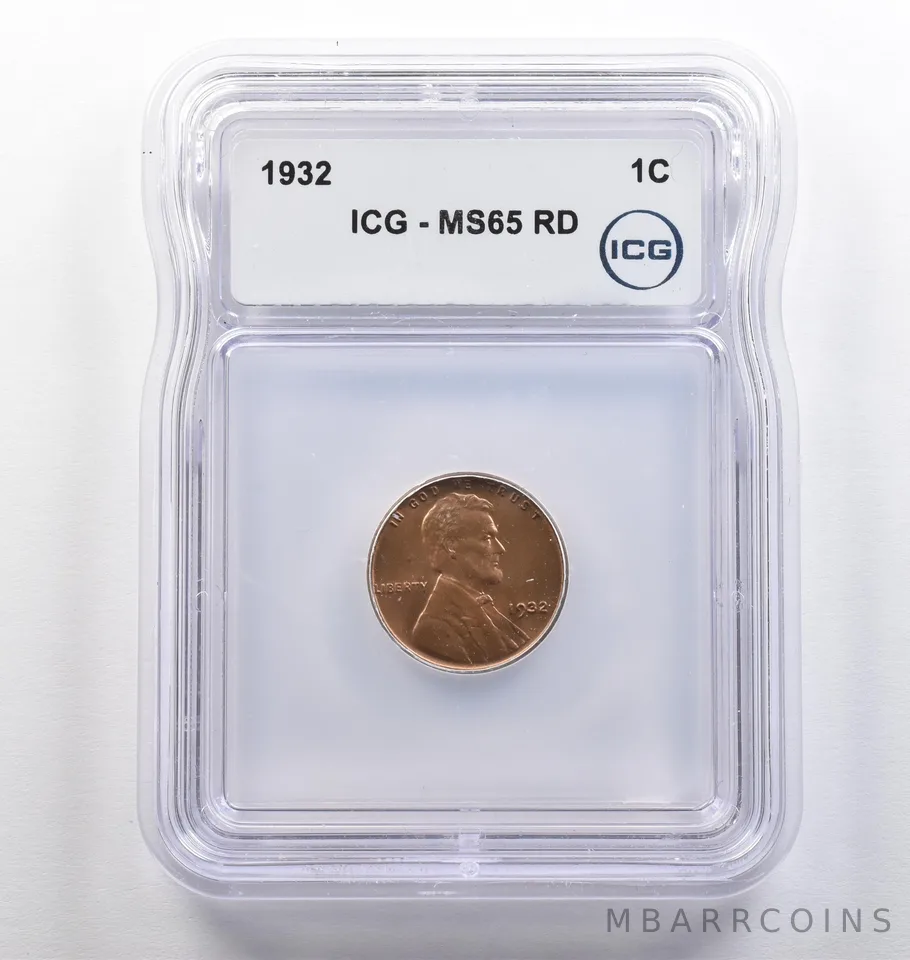 1932 Lincoln Wheat Cent MS65 RD ICG *4115