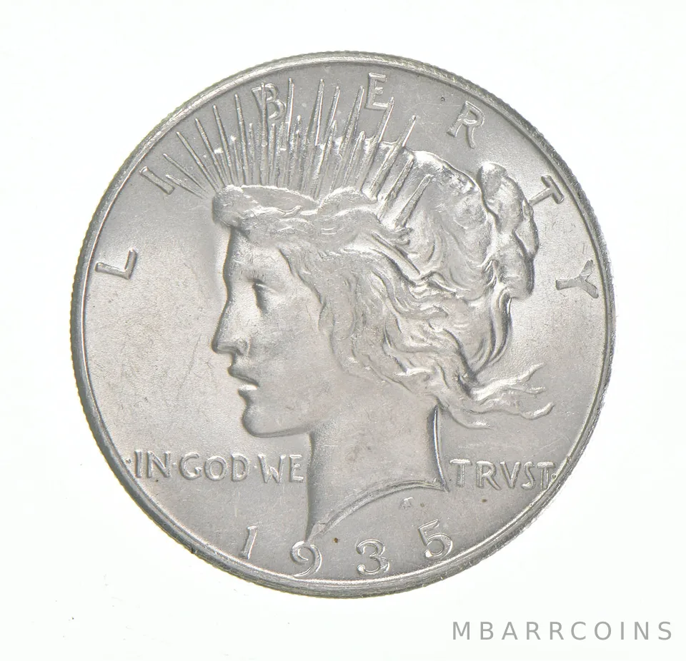 1935 Peace Silver Dollar a3240