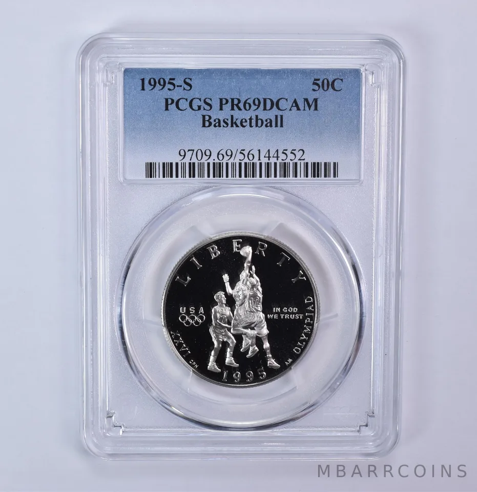 1995-S Olympic Basketball Commemorative Half Dollar PR69 DCAM PCGS