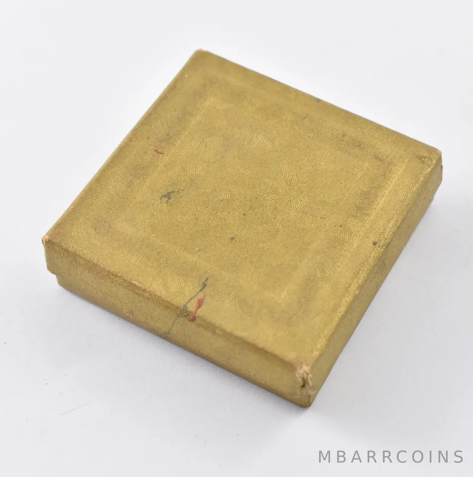 Gold Bank Holiday US $5/$2.50 Box 1920's Gold Coin Gift Presentation *5913