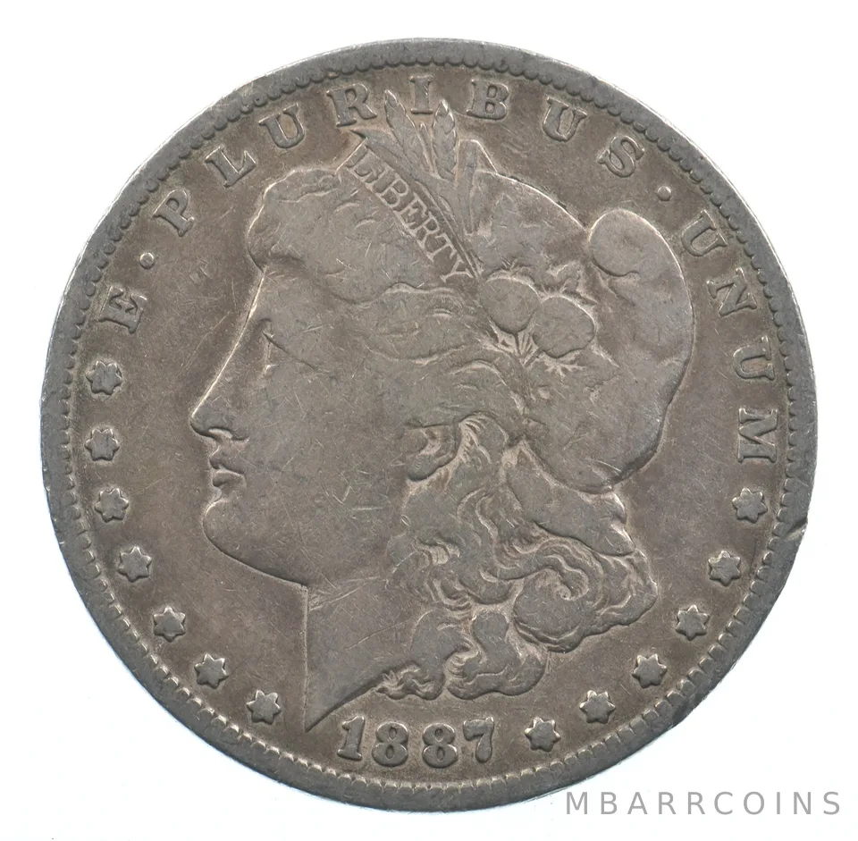 Early - 1887-O Morgan Silver Dollar - 90% US Coin *965