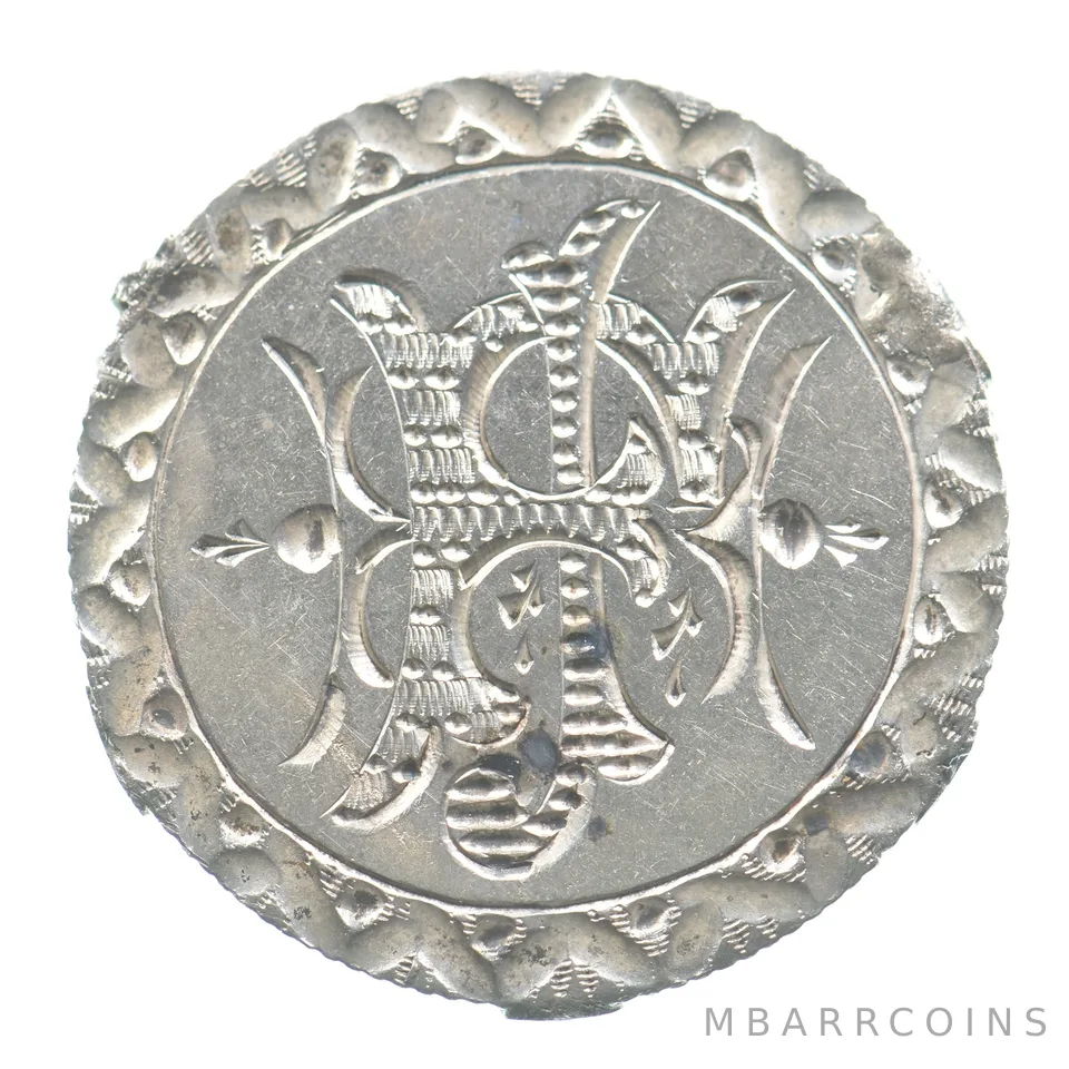 1891 Seated Liberty Dime Love Token H F Victorian *5484