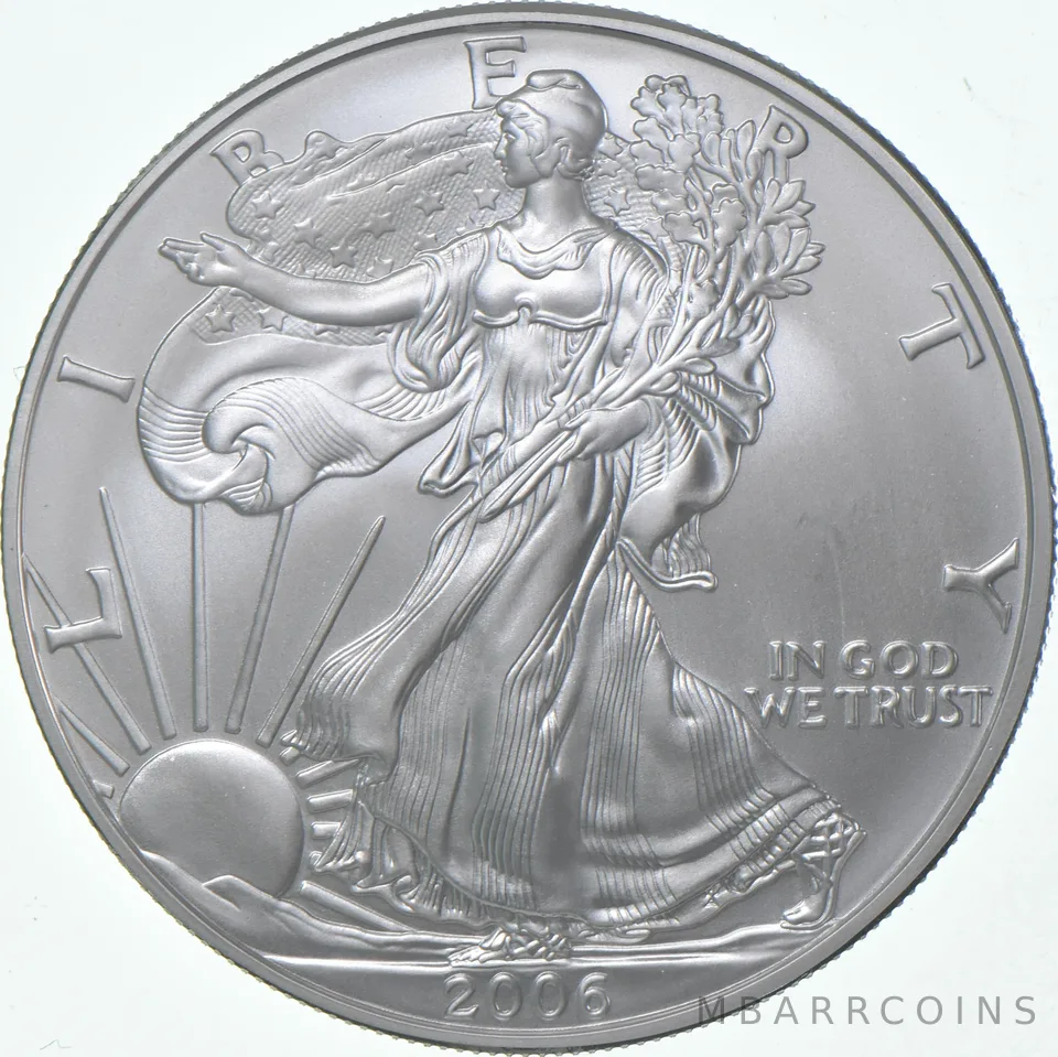 2006-W Burnished Silver Eagle