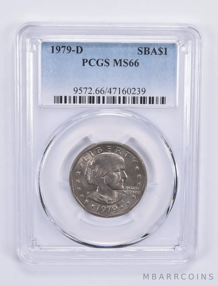 1979-D Susan B Anthony Dollar MS66 PCGS Blue Label