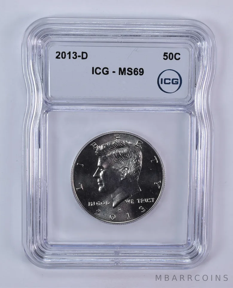 2013-D Kennedy Half Dollar MS69 ICG