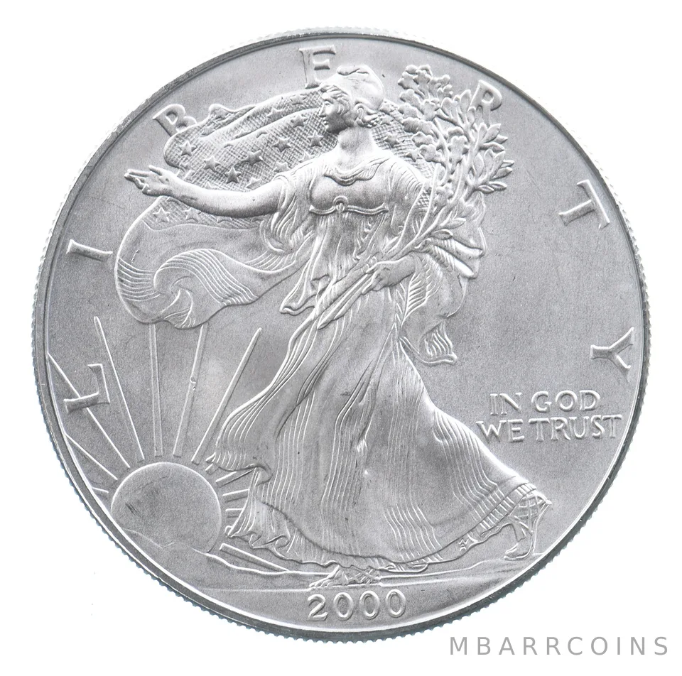 Better Date 2000 American Silver Eagle 1 Troy Oz .999 Fine Silver *711