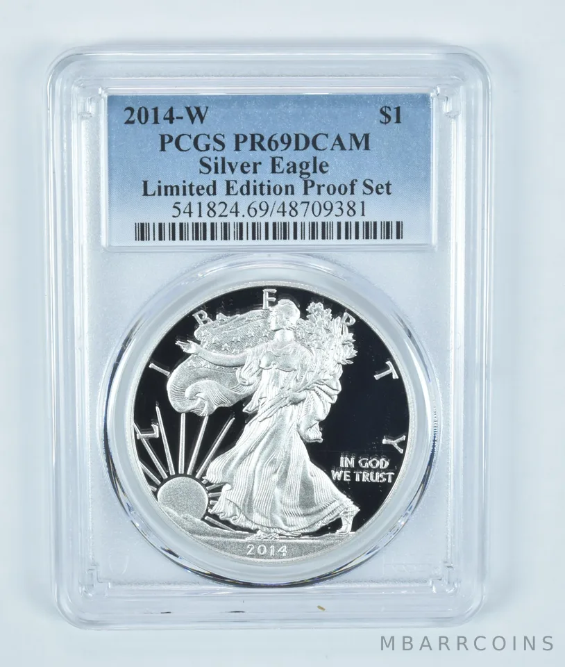 2014-W American Silver Eagle Limited Edition Set PR69 DCAM PCGS Blue Label