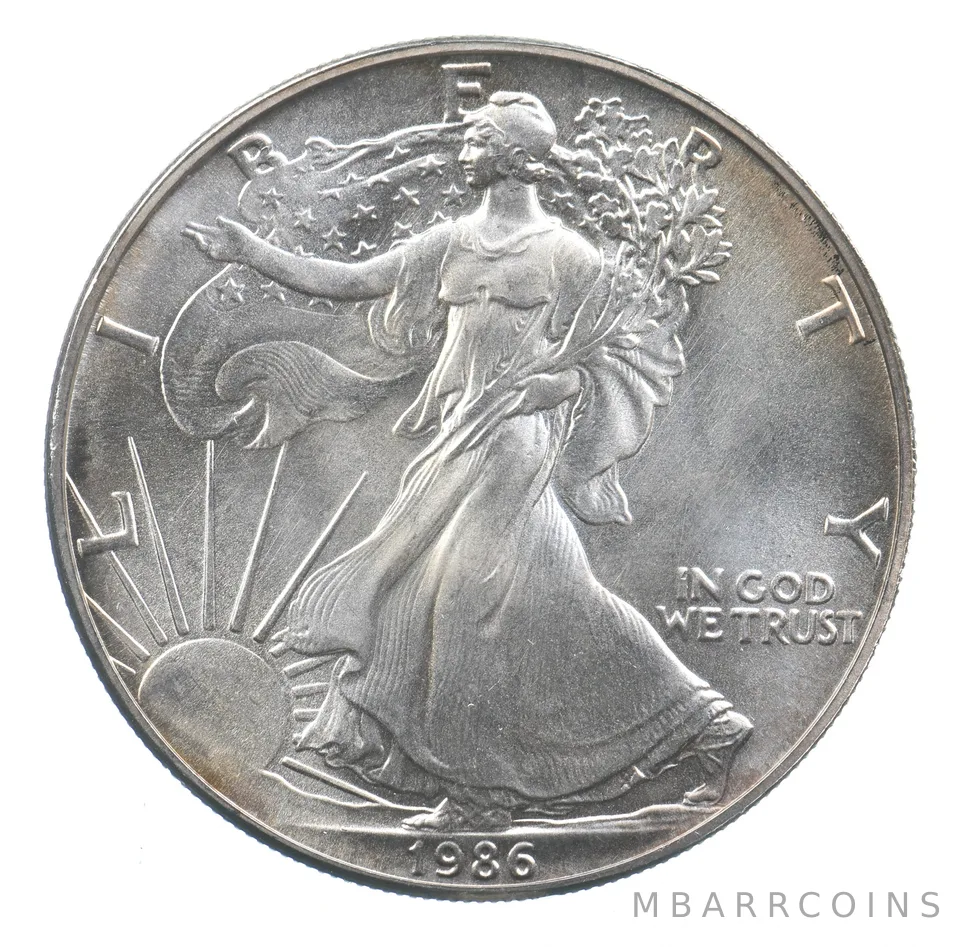 Better Date 1986 American Silver Eagle 1 Troy Oz .999 Fine Silver *623