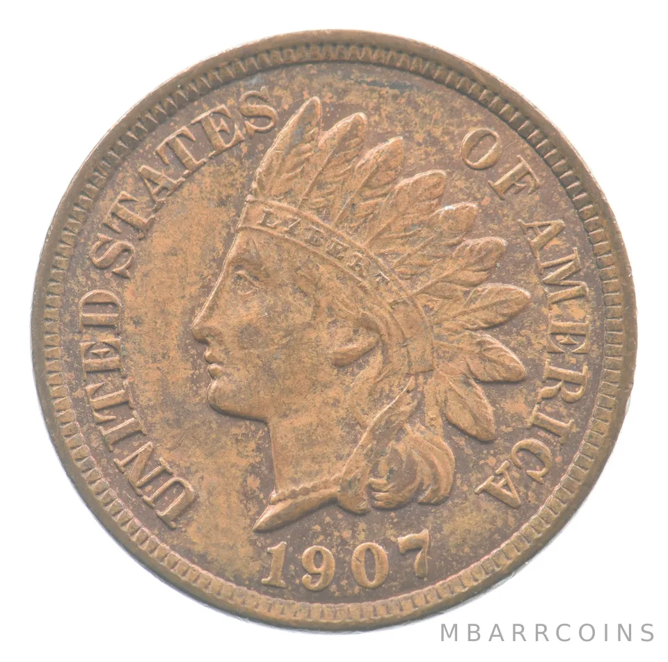 1907 Indian Head Cent *9360