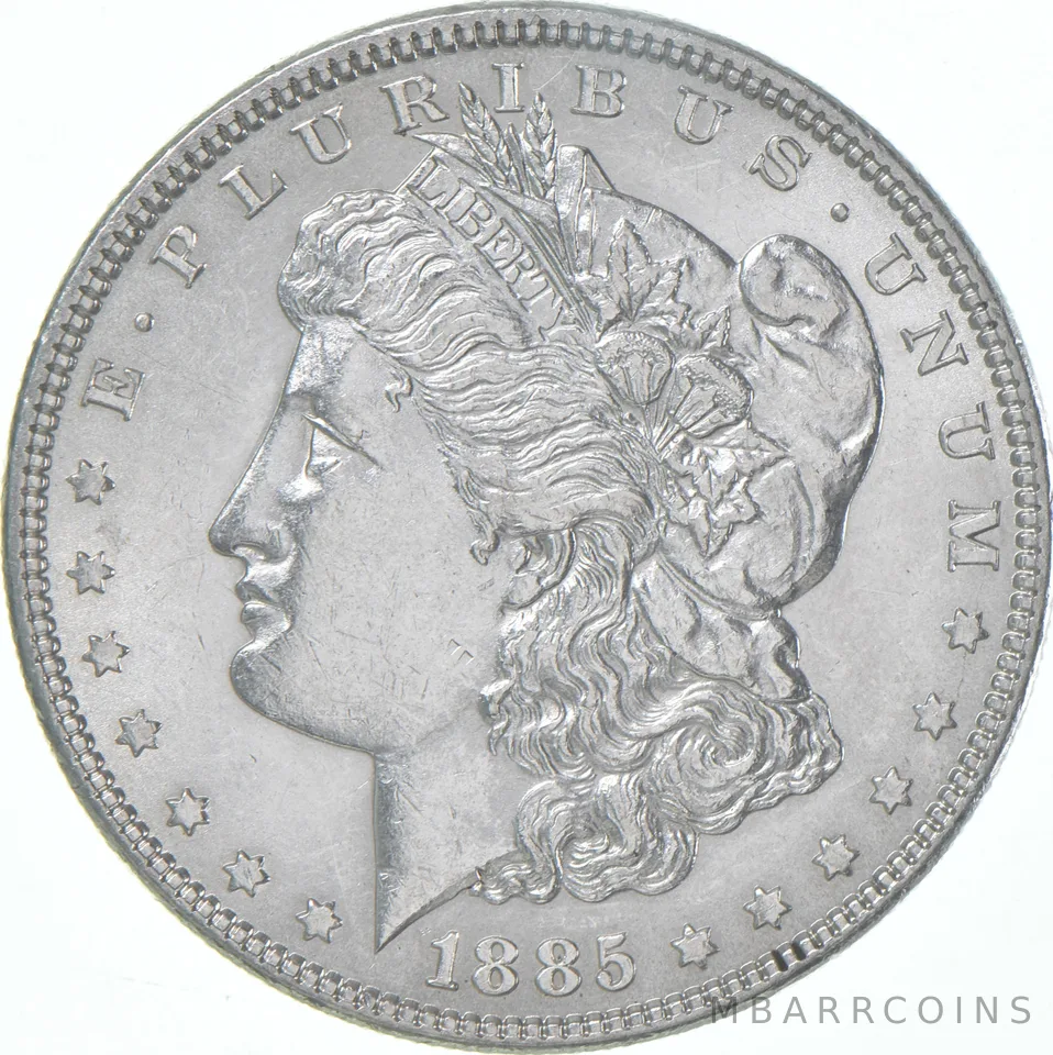 AU+ 1885 (P) Morgan Silver Dollar (1 coin)