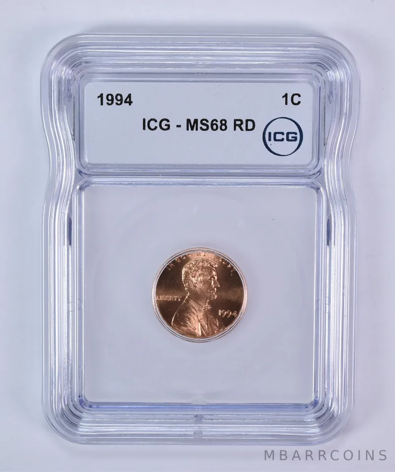 1994 Lincoln Memorial Cent MS68 RD ICG