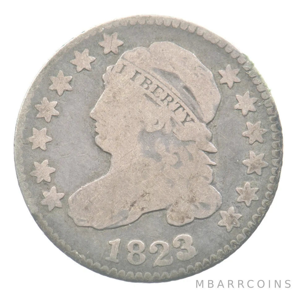 1823 Capped Bust Dime *5639