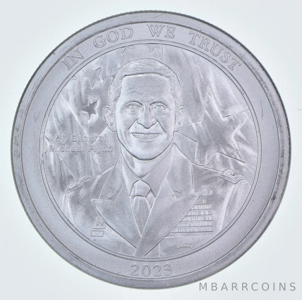 2023 2 Oz Silver Round Michael Flynn