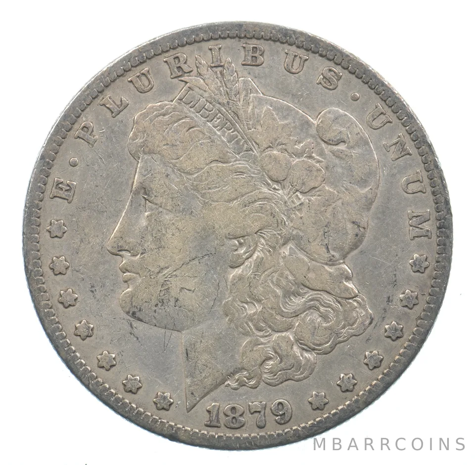 Early - 1879 Morgan Silver Dollar - 90% US Coin *690