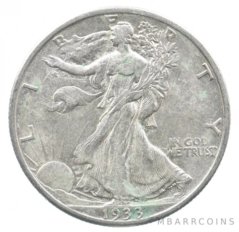 1933-S Walking Liberty Half Dollar *7542