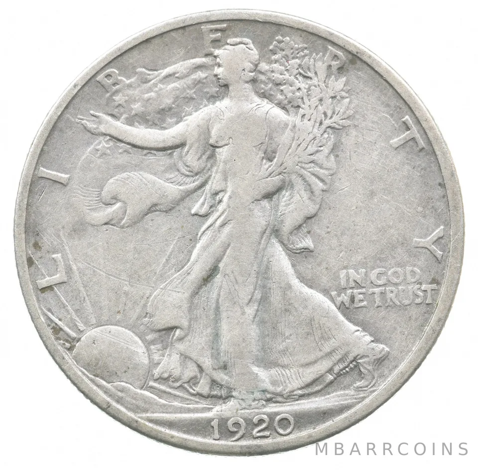 1920-D Walking Liberty Half Dollar *8861