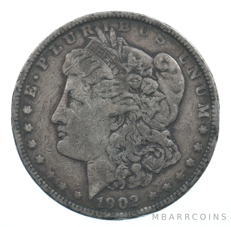 Early - 1902 Morgan Silver Dollar - 90% US Coin *417