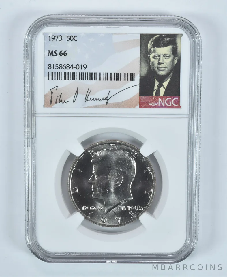 1973 Kennedy Half Dollar MS66 NGC Special Label