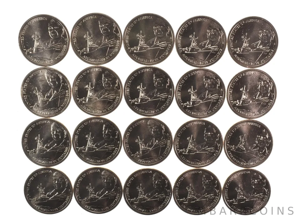 (20) 2025-D Innovation $1 Unc Coin ROLL Raye Montague AK