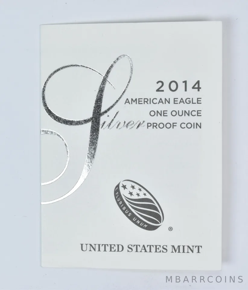 COA 2014-W American Silver Eagle Proof