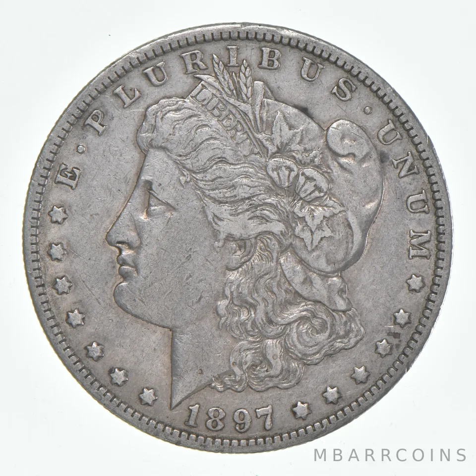 VF 1897-O Morgan Silver Dollar (1 coin)