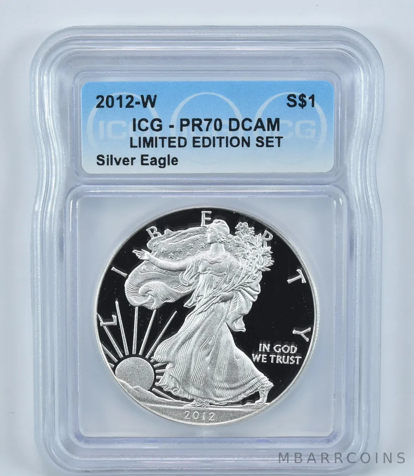 2012-W American Silver Eagle Limited Edition Set PR70 DCAM ICG
