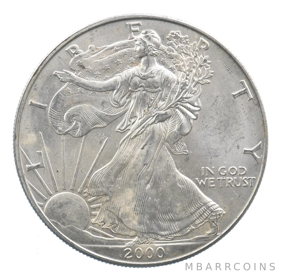 Better Date 2000 American Silver Eagle 1 Troy Oz .999 Fine Silver *641