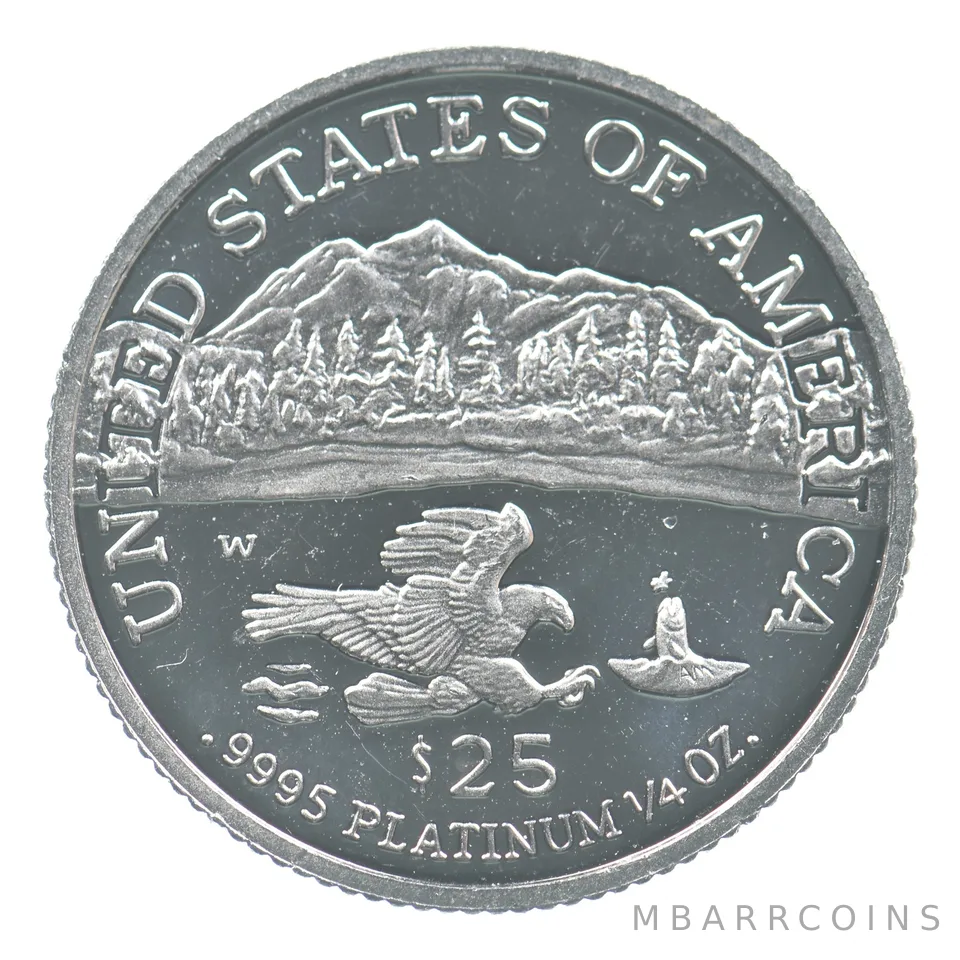 2002-W $25 Platinum Eagle 1/4 Oz Platinum PROOF *0412