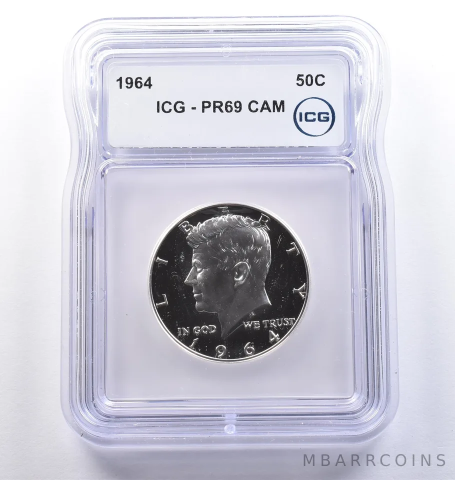 1964 Kennedy Half Dollar PR69 CAM ICG *9135