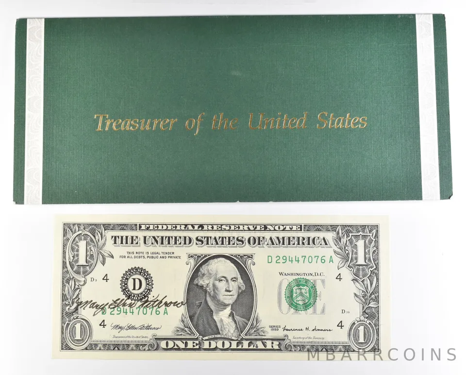 1999 $1 Cleveland OH FRN Green Seal Courtesy Signature *0941