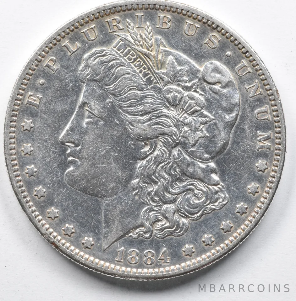 1884-S Morgan Silver Dollar a0549