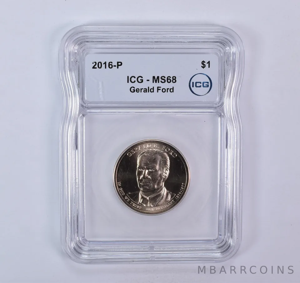 2016-P Presidential $1 Gerald Ford SMS MS68 ICG