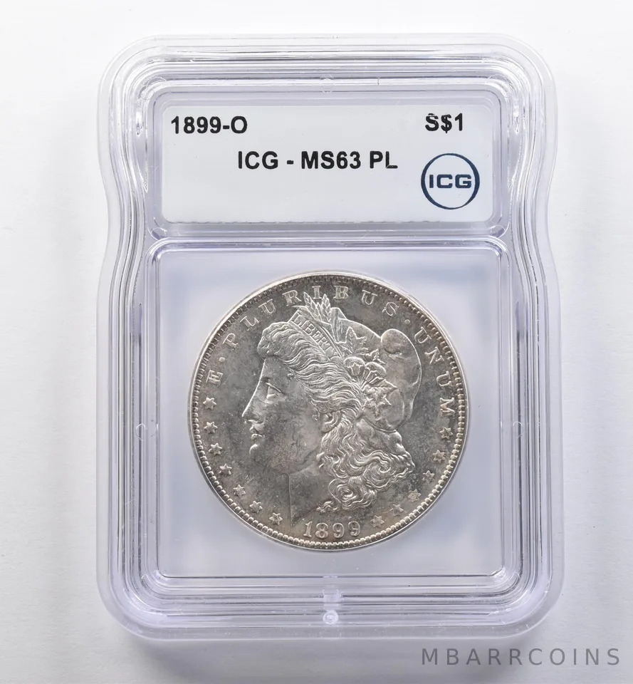 1899-O Morgan Silver Dollar MS63 PL ICG *2207