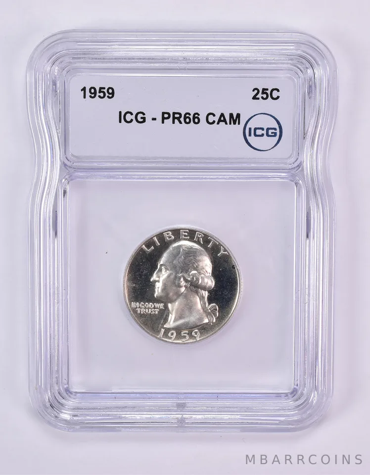 1959 Washington Quarter PR66 CAM ICG