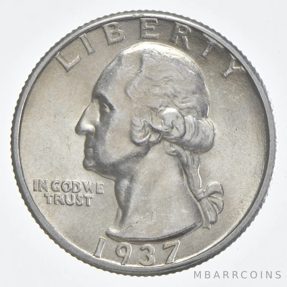 1937-D BU Washington Quarter Silver