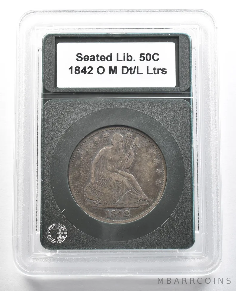 1842-O Seated Liberty Half Dollar Medium Date Large Letters *4726